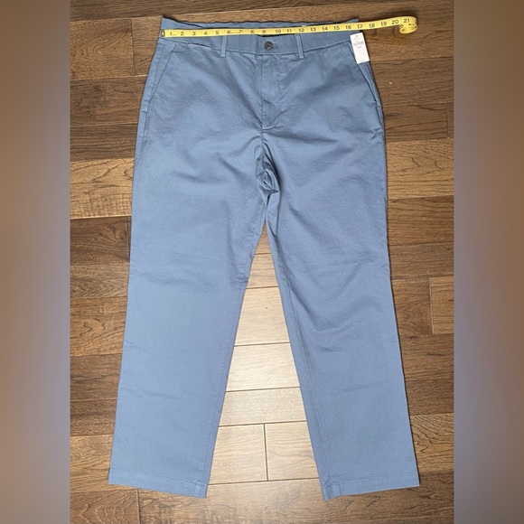 GAP Men's Relaxed Performance Pants Pearl Blue Size 33 x 30 NWT - Picture 3 of 13